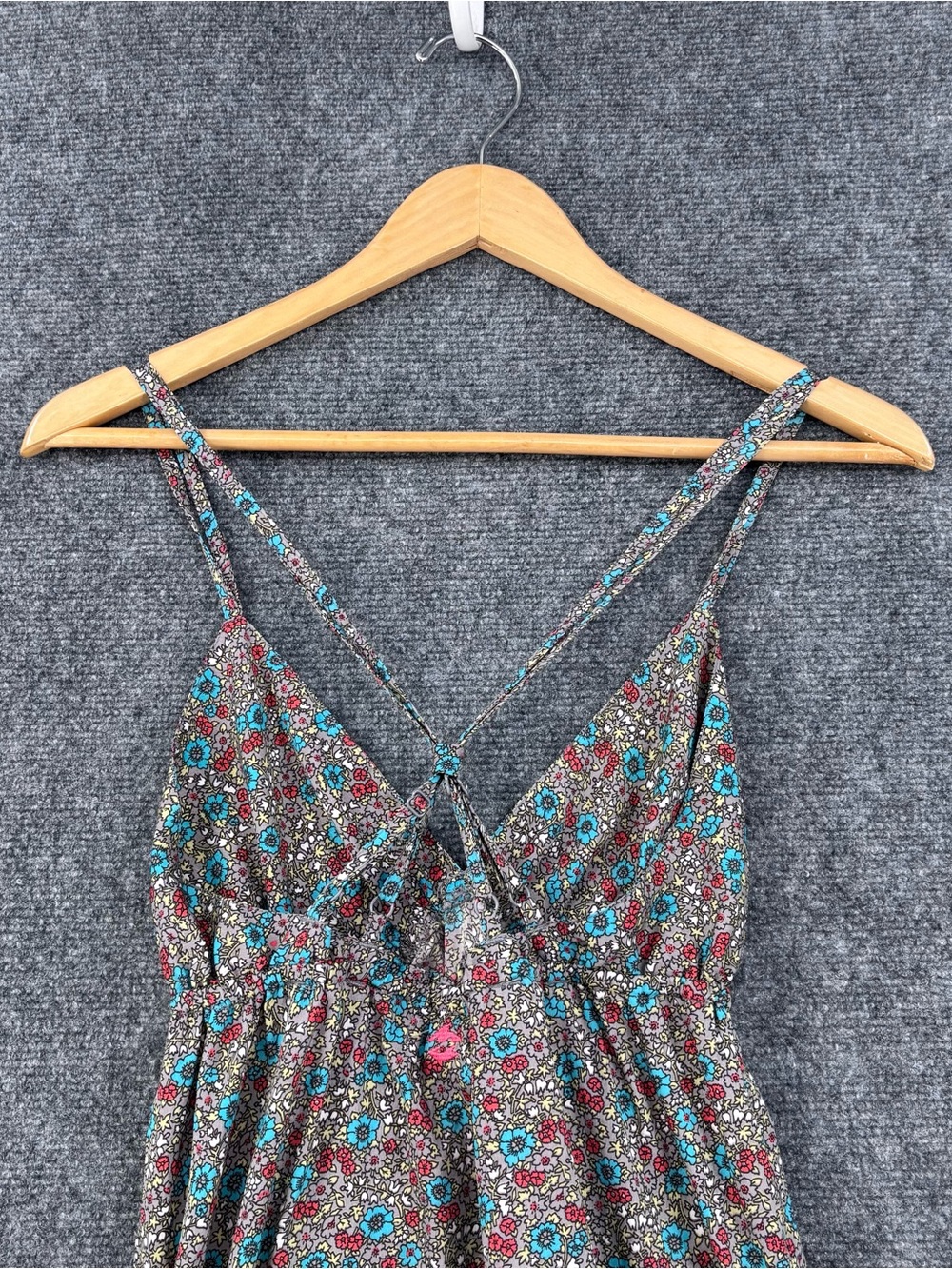 Billabong Boho Indie Feminine Floral Hi Low Maxi Dress Women’s M Resortwear - Picture 4 of 14